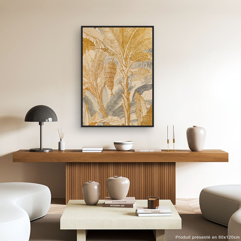Tableau Feuilles tropicales élégantes