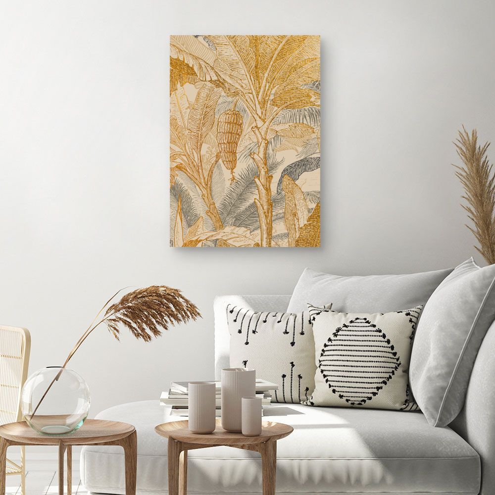 Tableau Feuilles tropicales élégantes