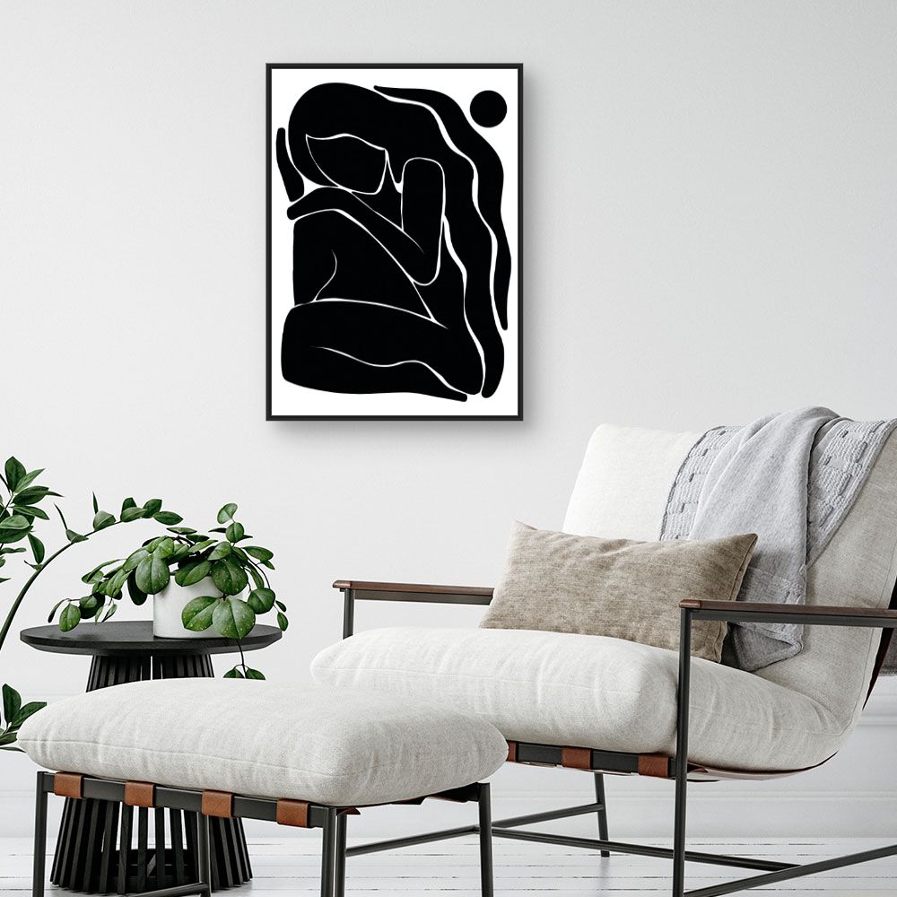 Tableau Silhouette abstraite