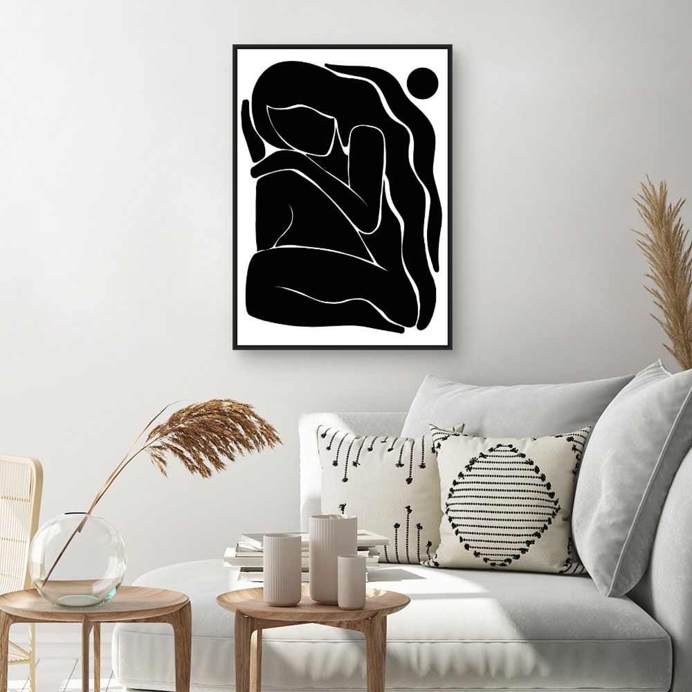 Tableau Silhouette abstraite