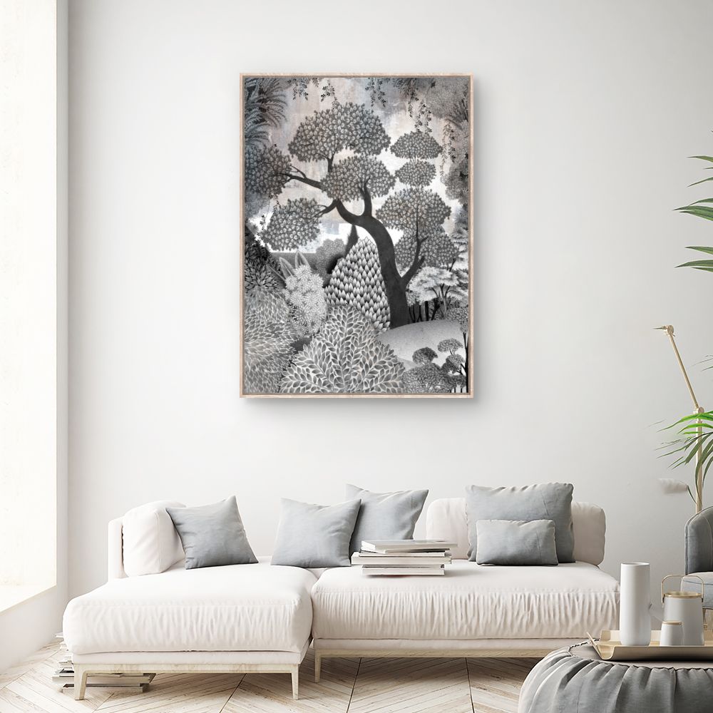Tableau Forêt stylisée