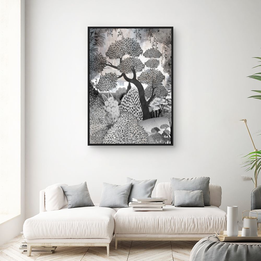 Tableau Forêt stylisée