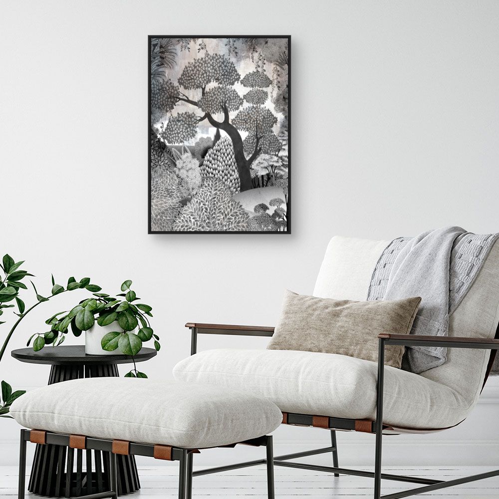 Tableau Forêt stylisée