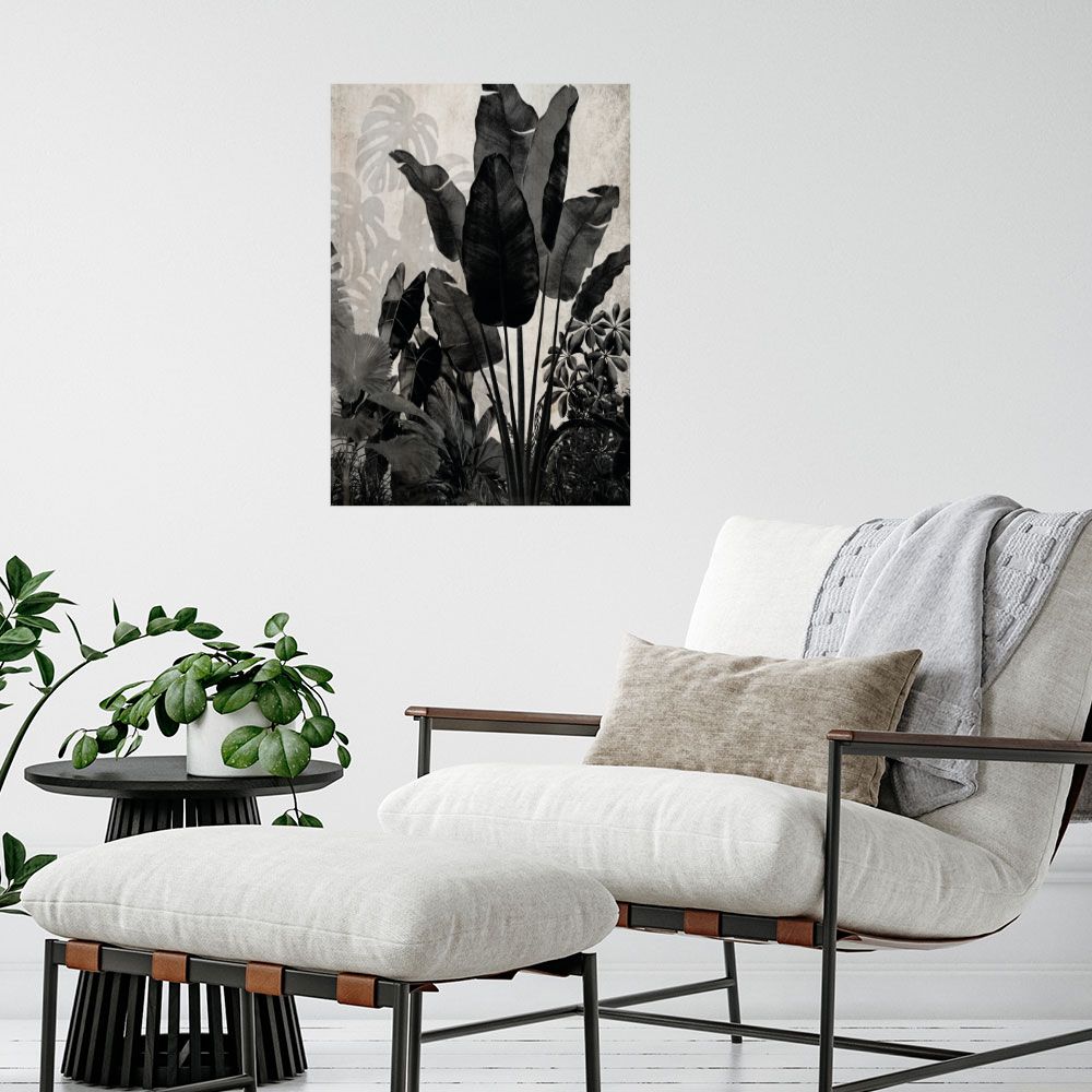 Affiche Feuillage exotique