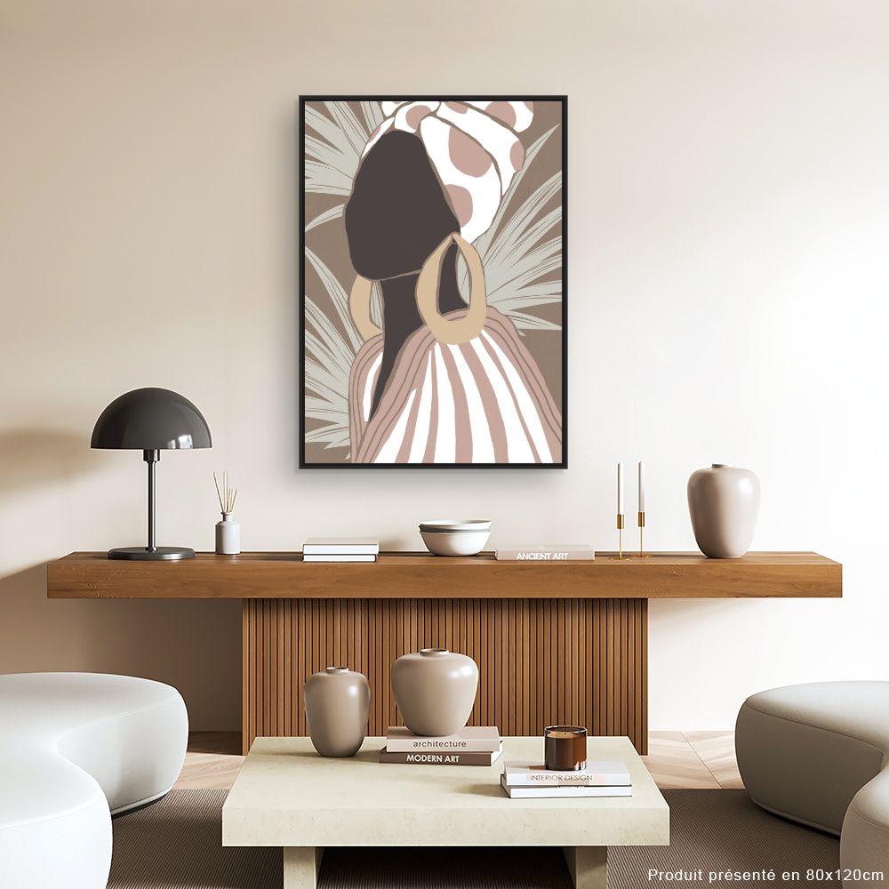 Tableau Silhouette élégante