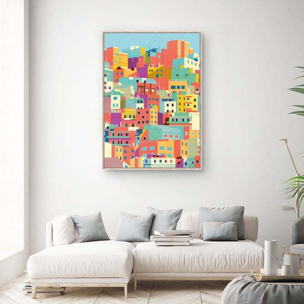 Tableau Façades vibrantes