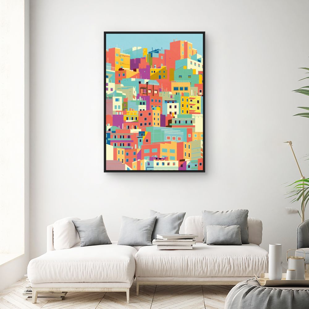 Tableau Façades vibrantes