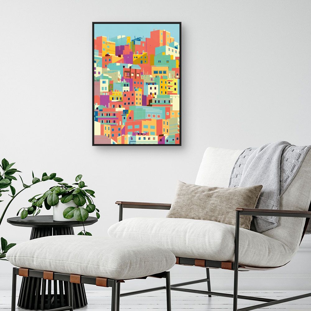 Tableau Façades vibrantes