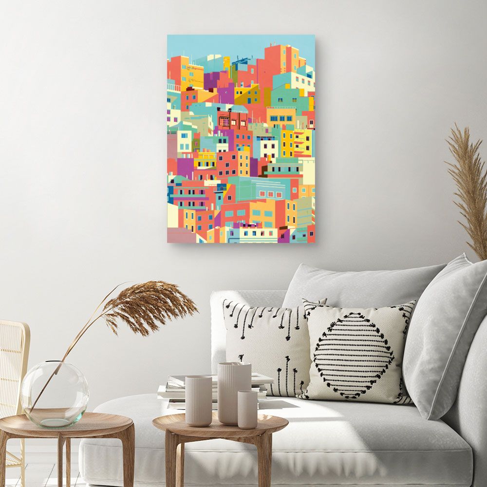 Tableau Façades vibrantes