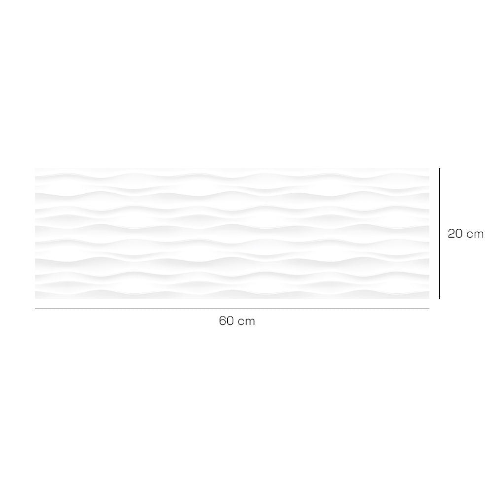 Crédence en aluminium n°75 / Ondulations élégantes