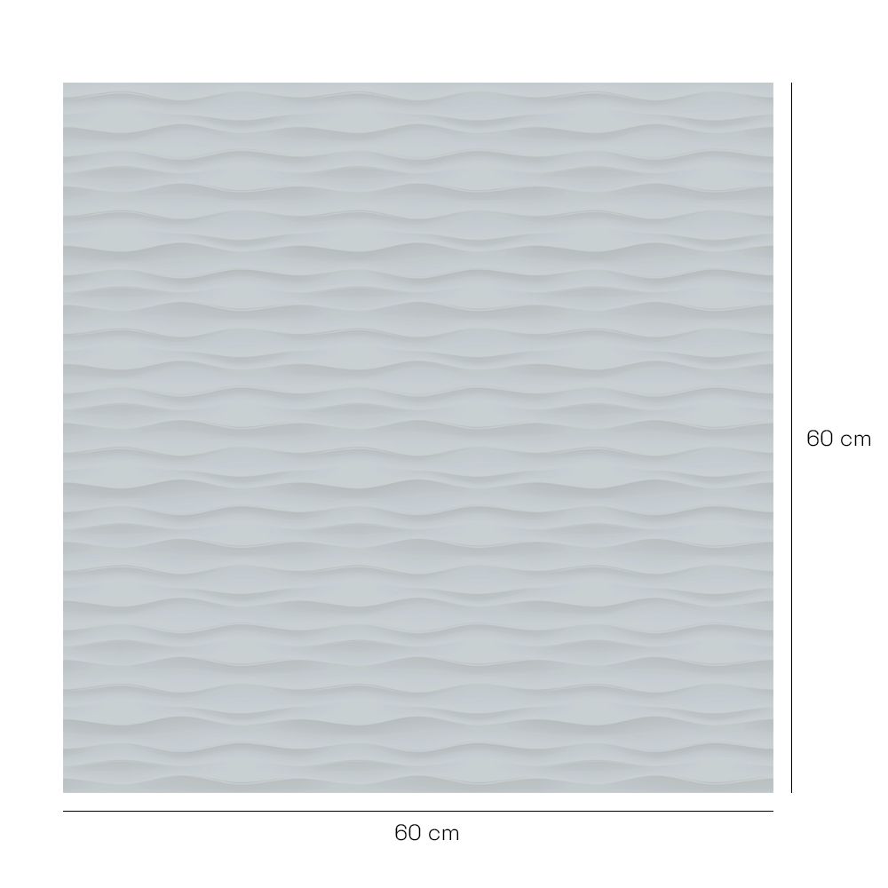Crédence en aluminium n°74 / Ondulations élégantes