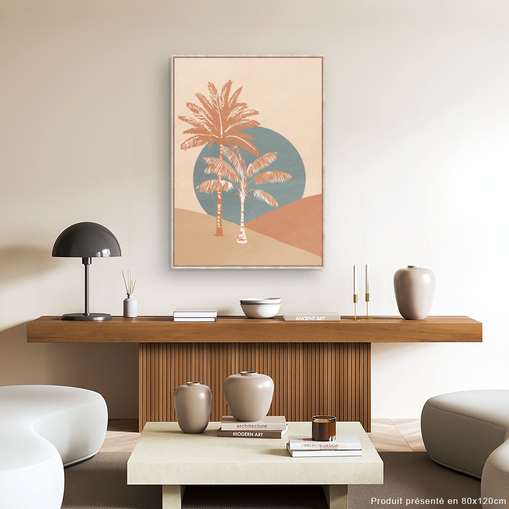 Tableau Palmiers stylisés