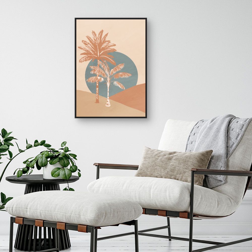 Tableau Palmiers stylisés
