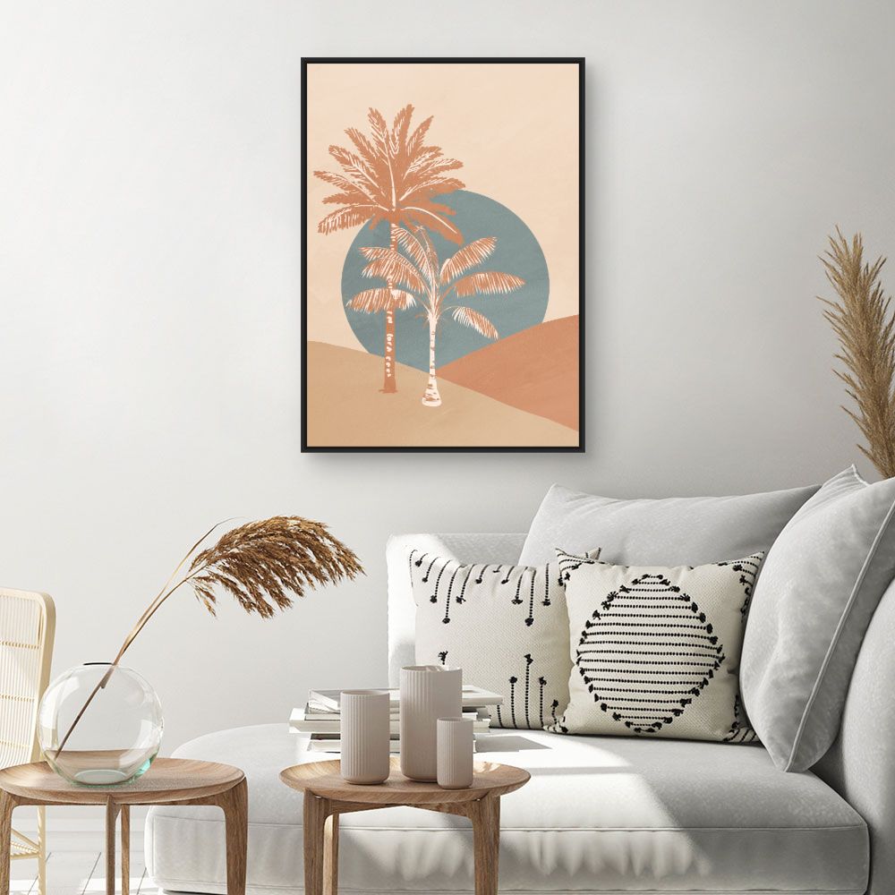 Tableau Palmiers stylisés