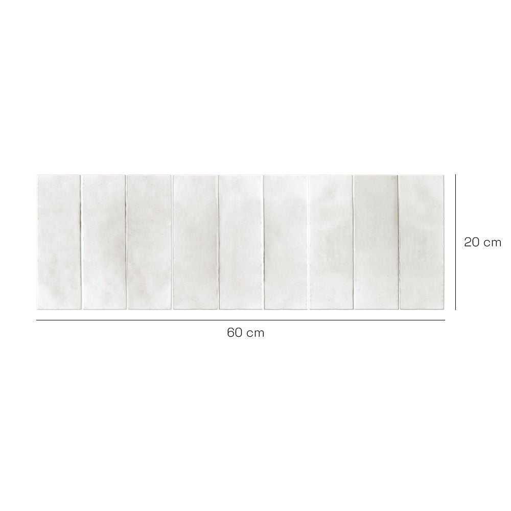 Crédence en aluminium n°71 / Carreaux minimalistes