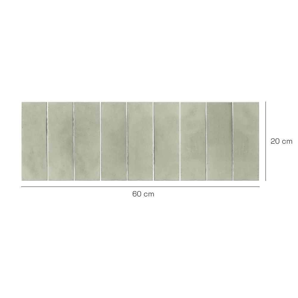 Crédence en aluminium n°70 / Carrelage élégant