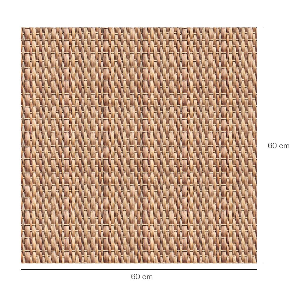 Crédence en aluminium n°67 / Texture tressée naturelle