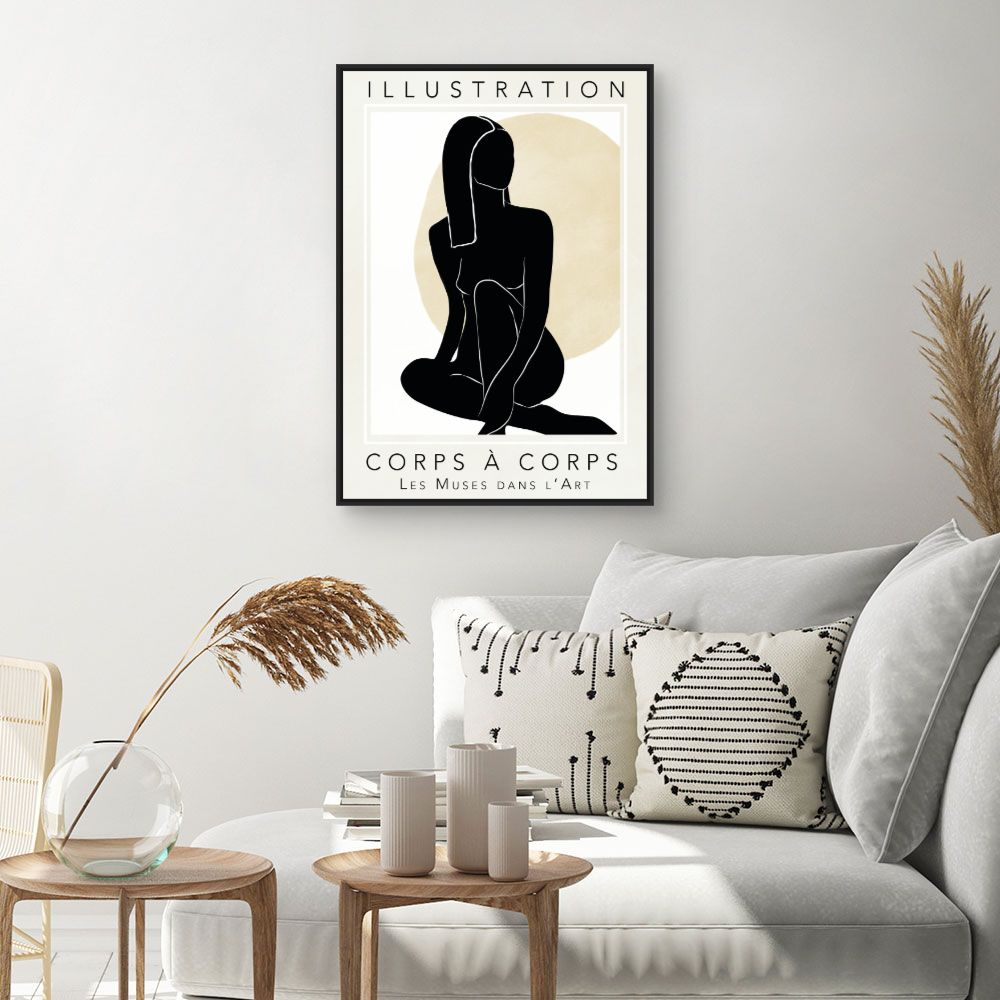 Tableau Silhouette féminine élégante