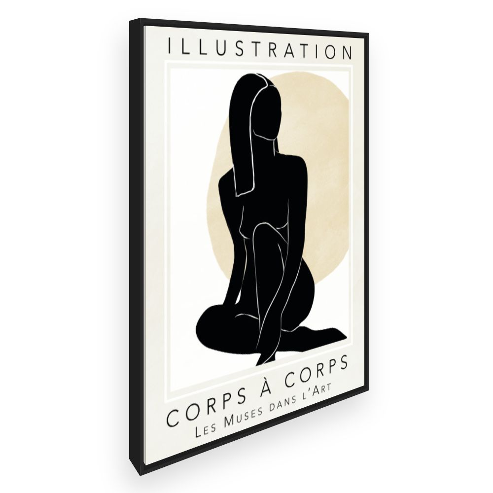 Toile Silhouette féminine élégante