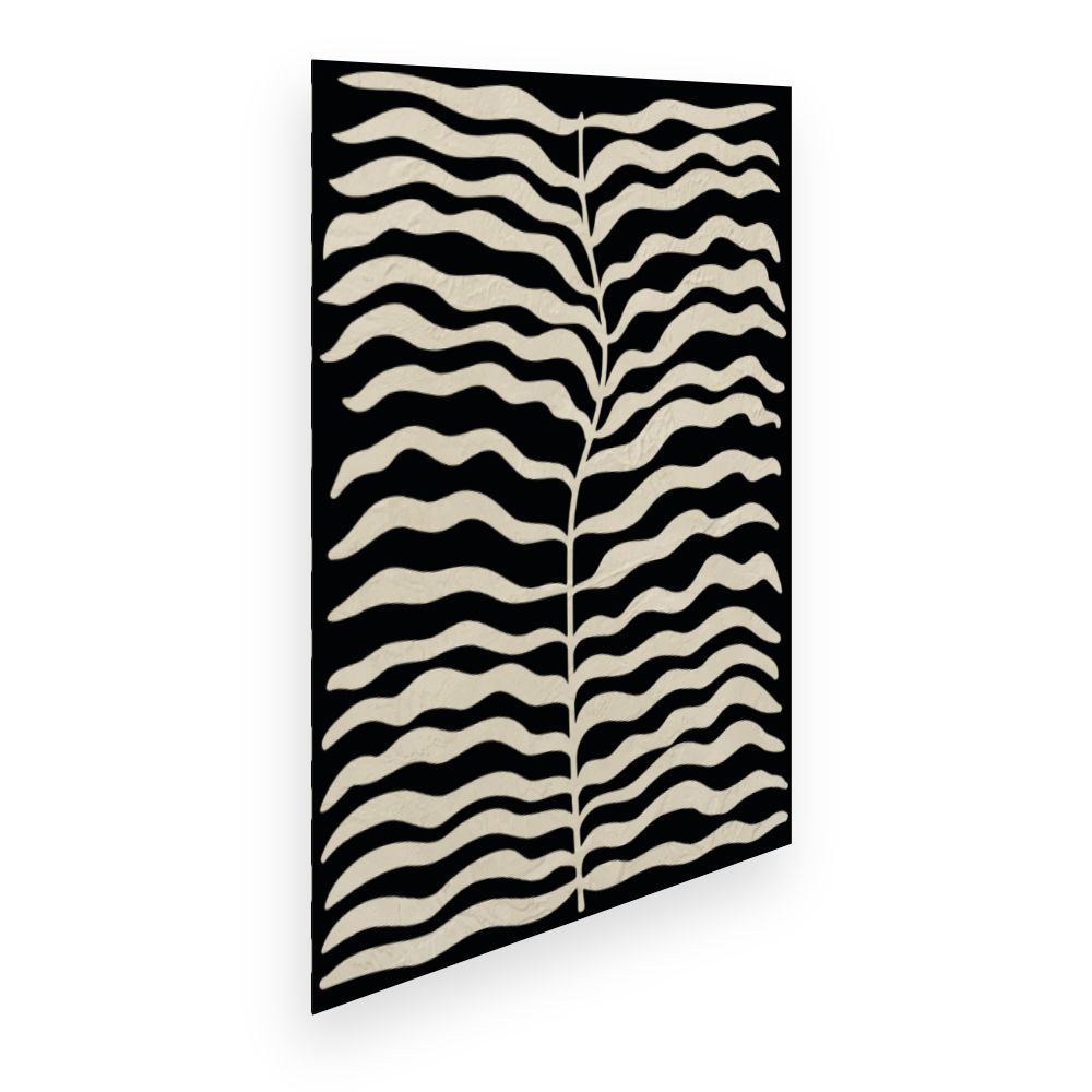 Affiche Feuilles ondulantes