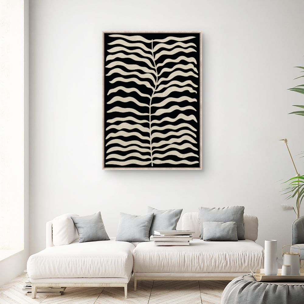 Tableau Feuilles ondulantes