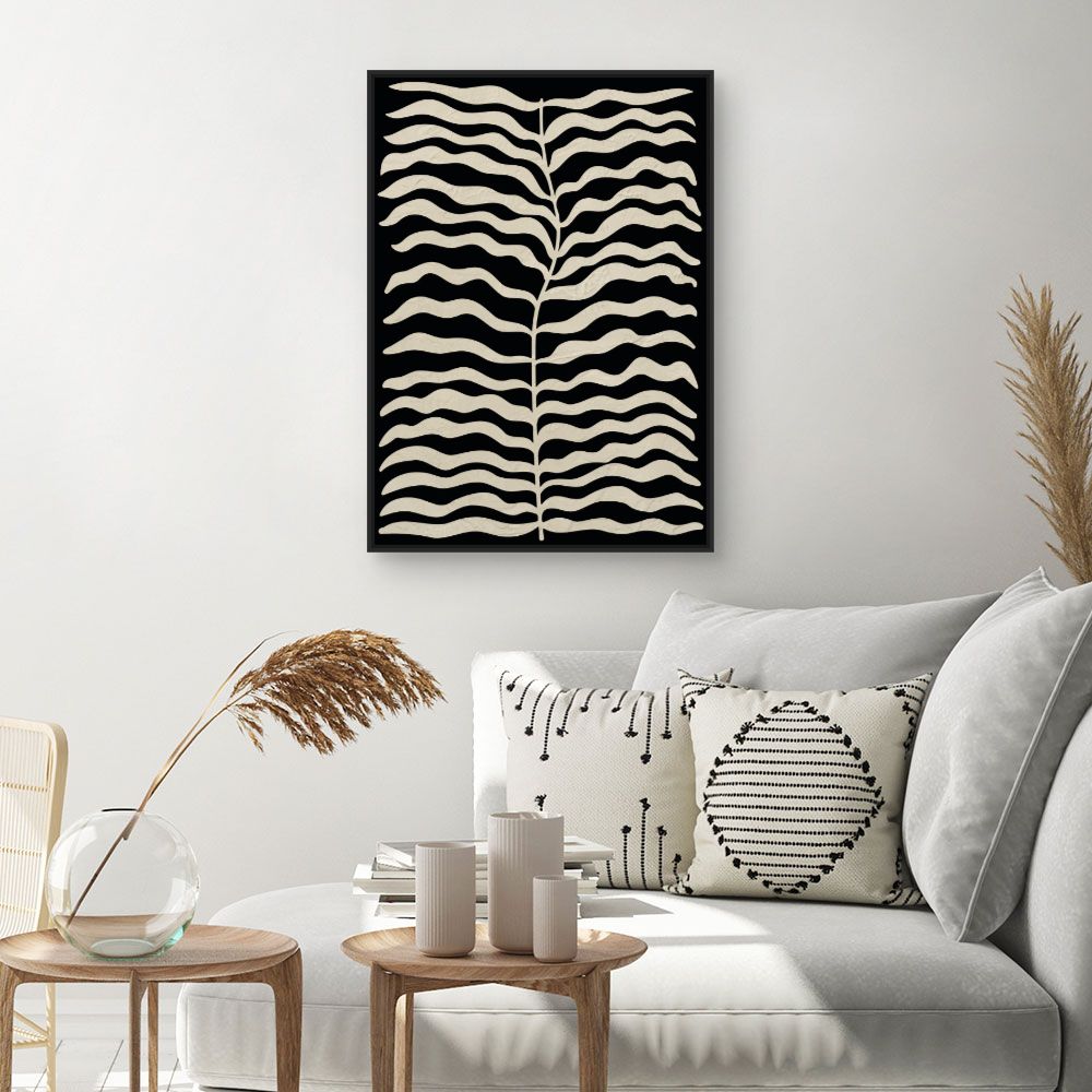 Tableau Feuilles ondulantes