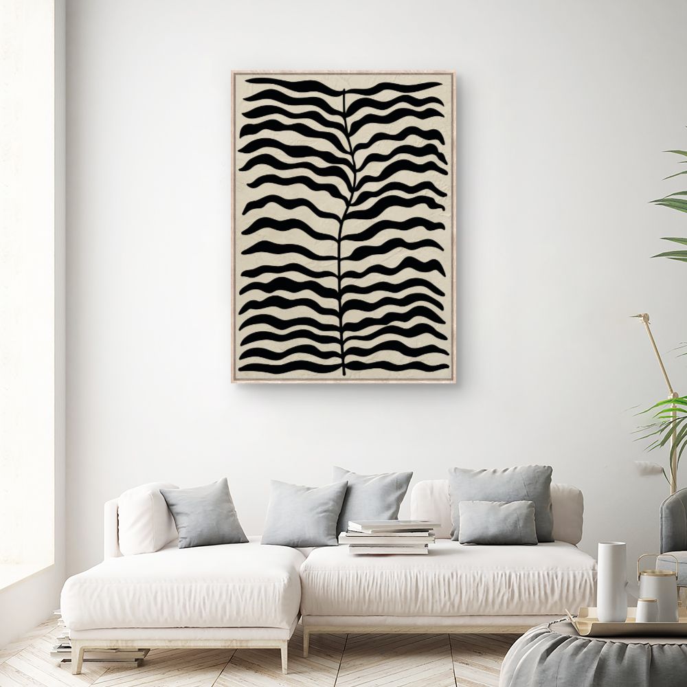 Tableau Feuilles ondulantes
