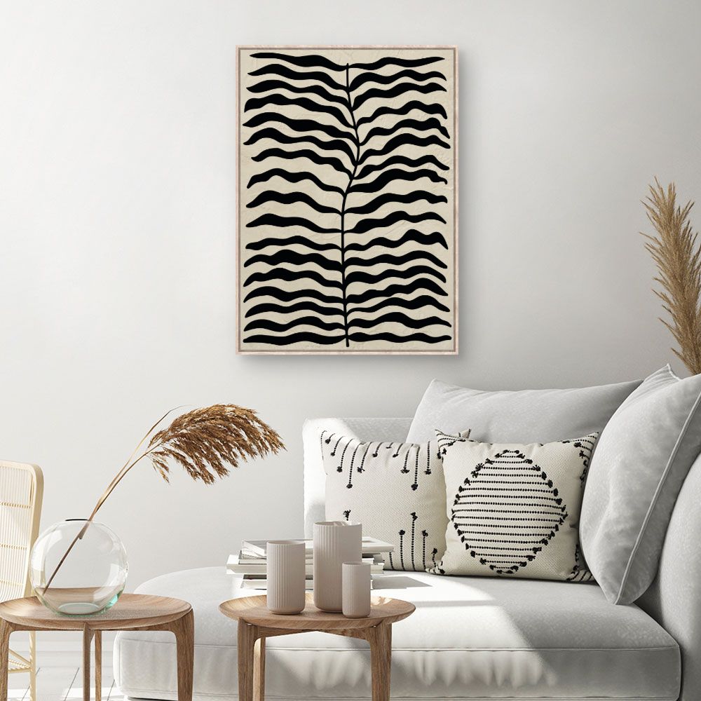 Tableau Feuilles ondulantes