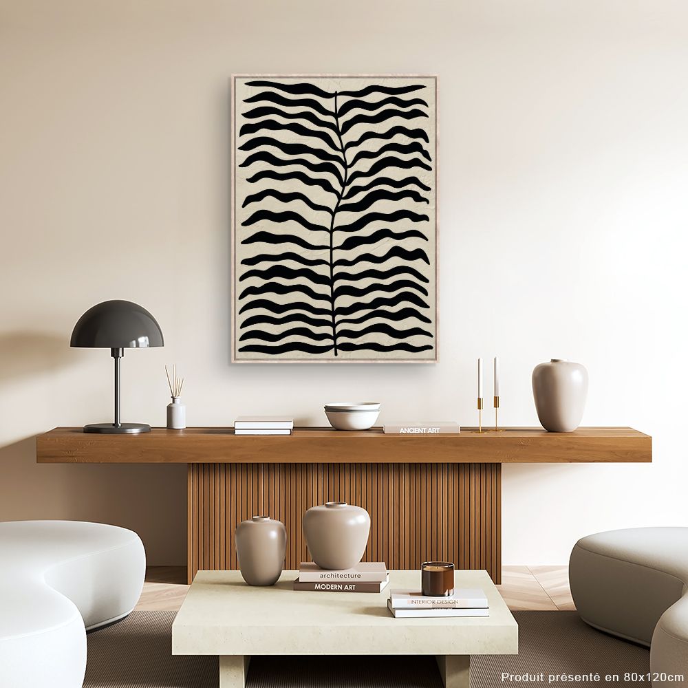 Tableau Feuilles ondulantes
