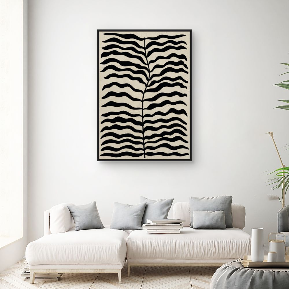 Tableau Feuilles ondulantes