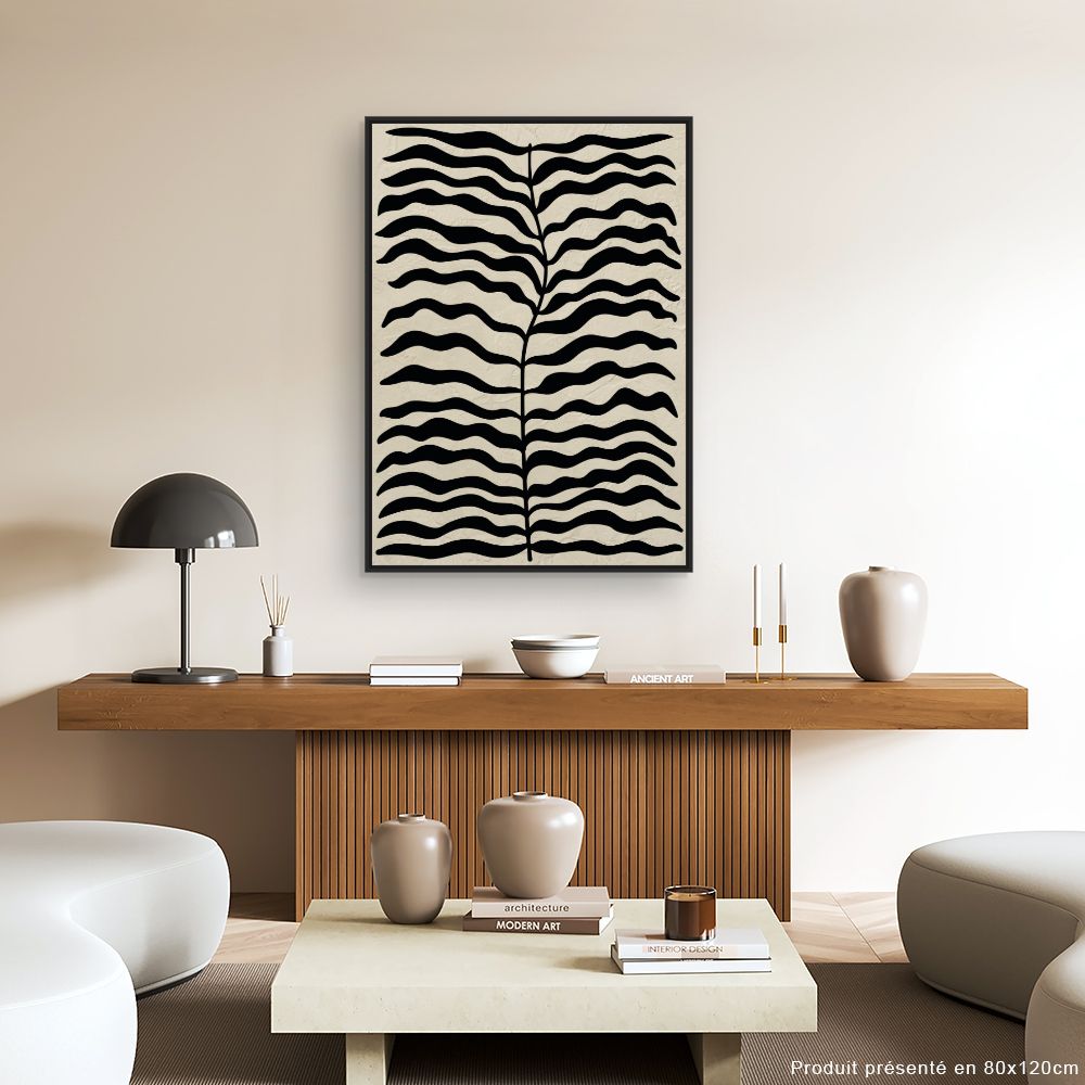 Tableau Feuilles ondulantes