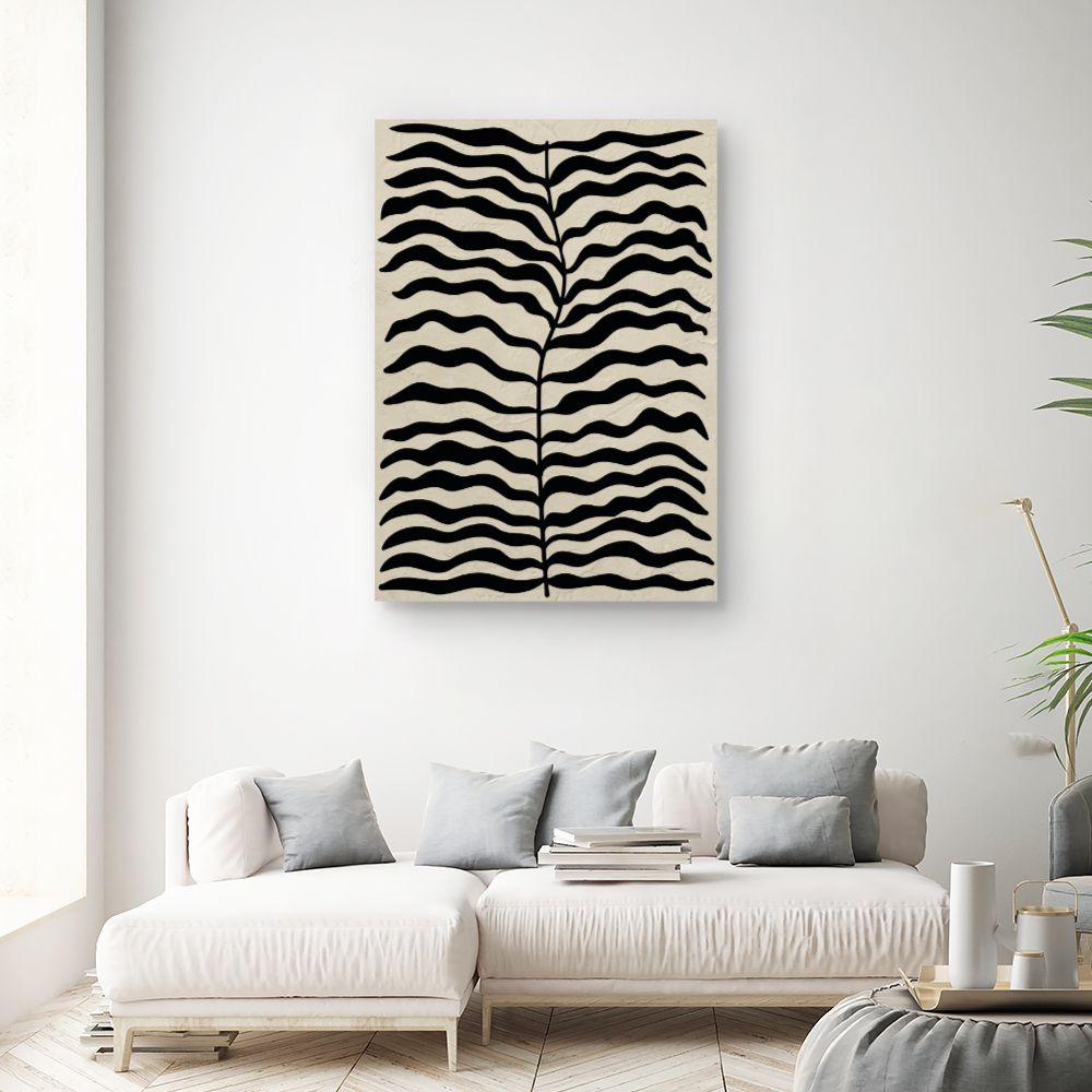 Tableau Feuilles ondulantes
