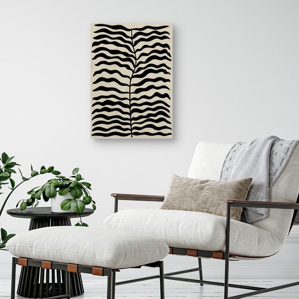 Tableau Feuilles ondulantes