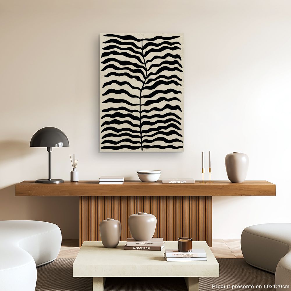 Tableau Feuilles ondulantes