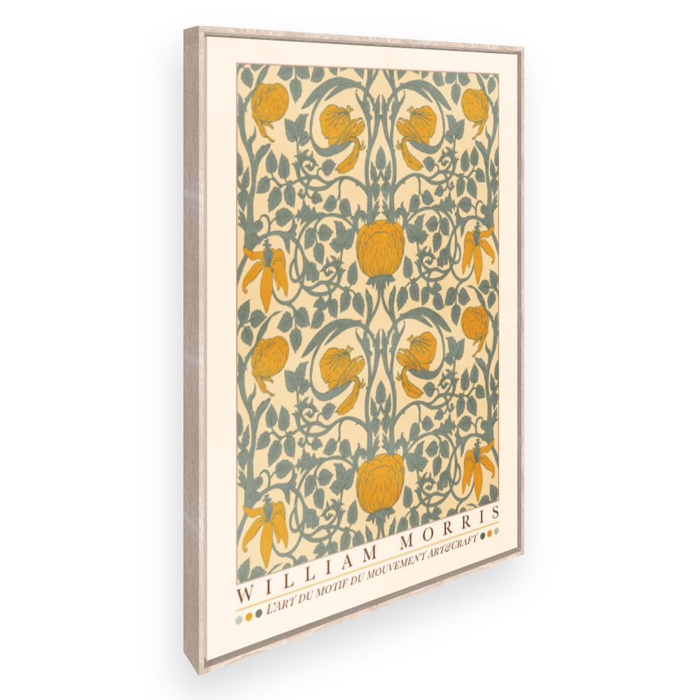 Toile Motifs floraux élégants