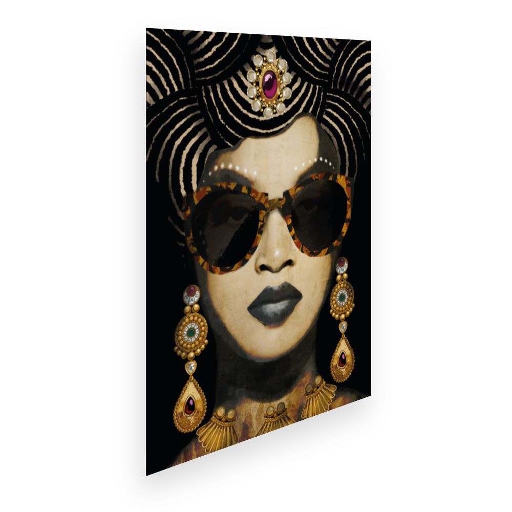 Affiche Regard mystérieux élégant