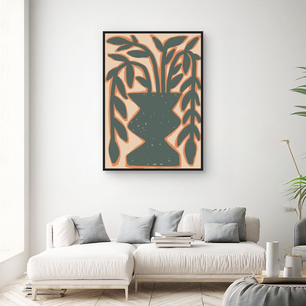 Tableau Vase abstrait
