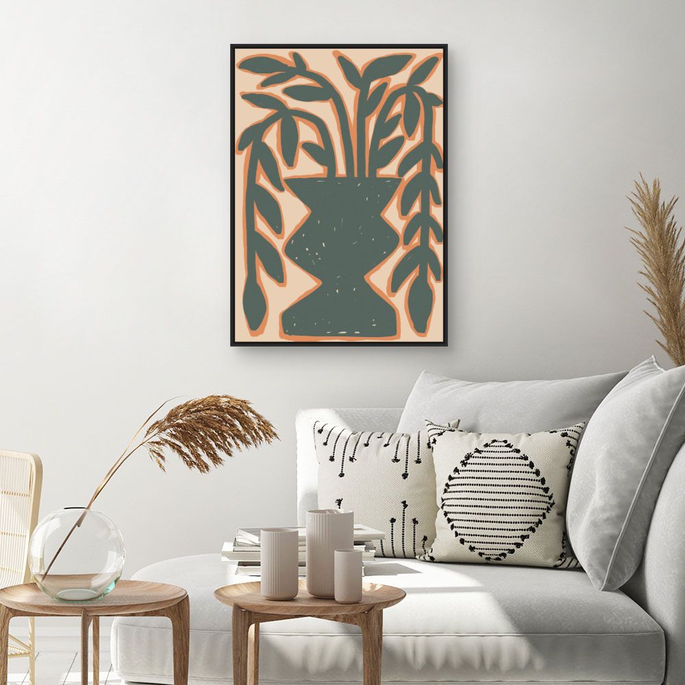 Tableau Vase abstrait