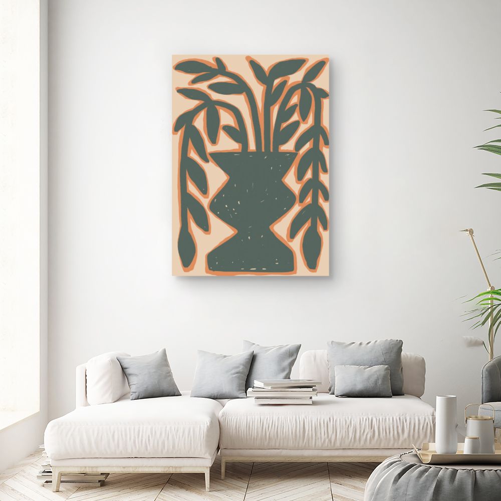 Tableau Vase abstrait