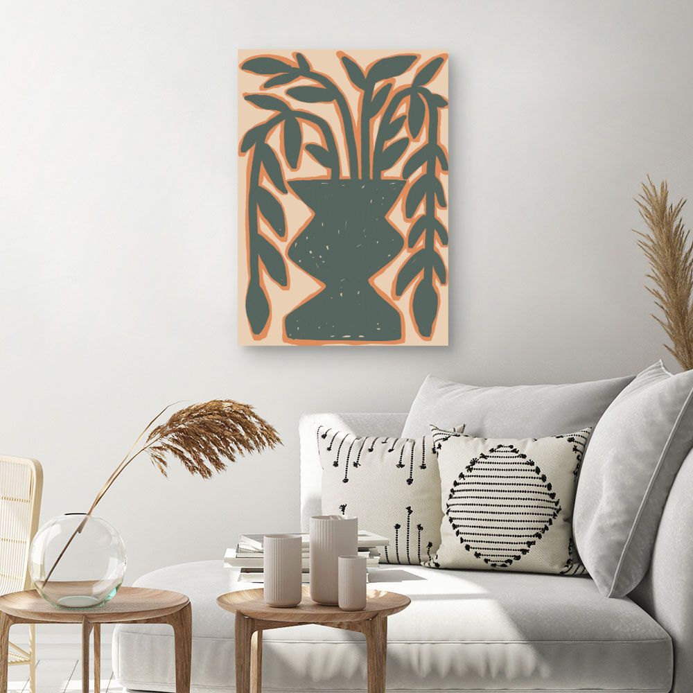 Tableau Vase abstrait