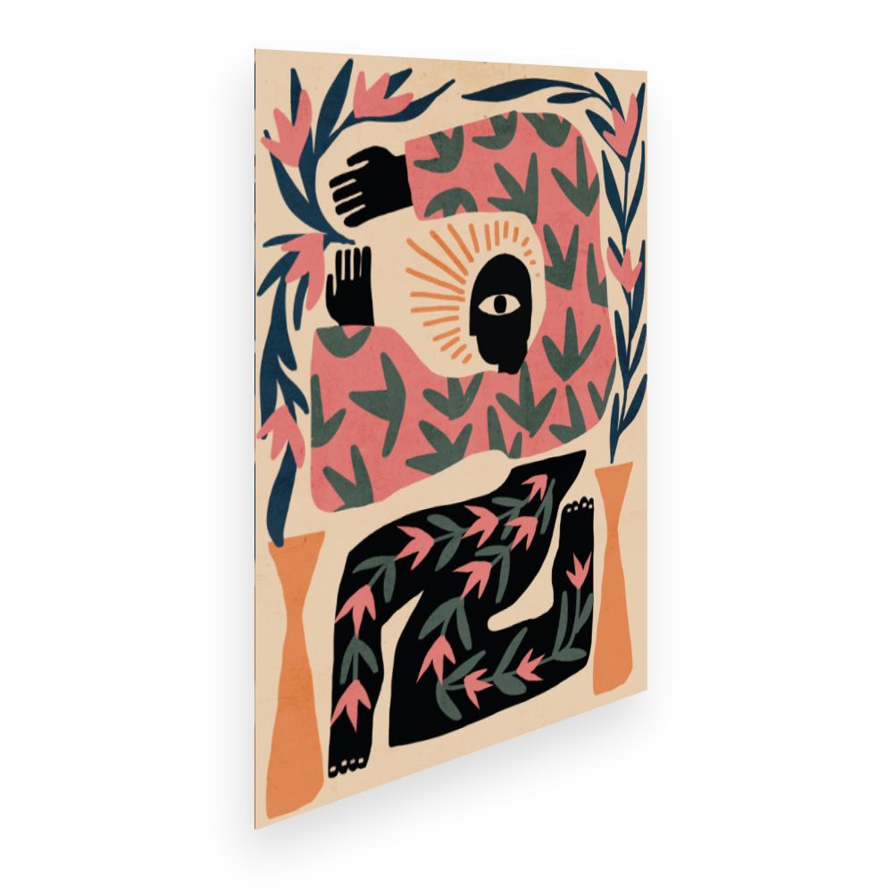 Affiche Formes artistiques vibrantes