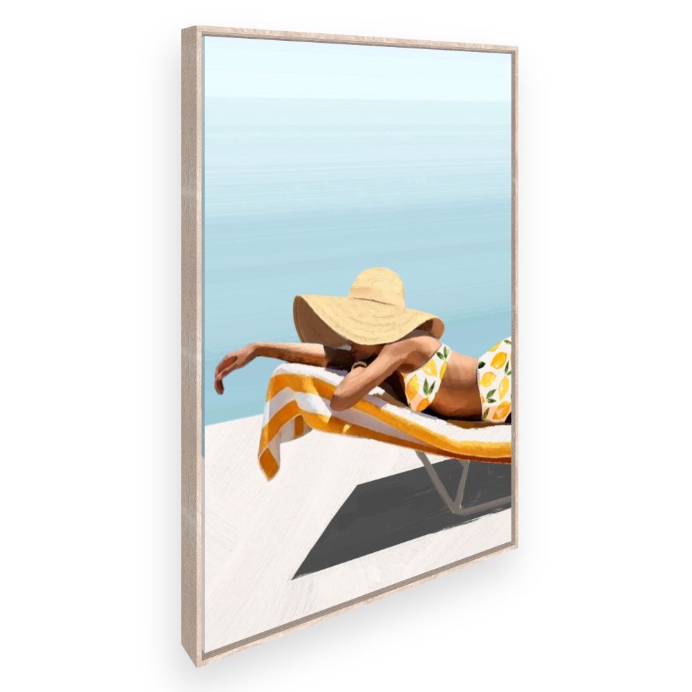 Toile Détente ensoleillée