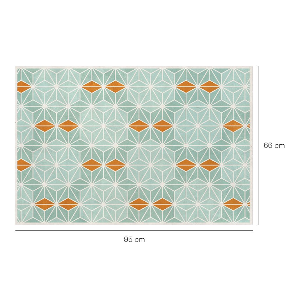 Tapis n°398 Motifs géométriques stylisés