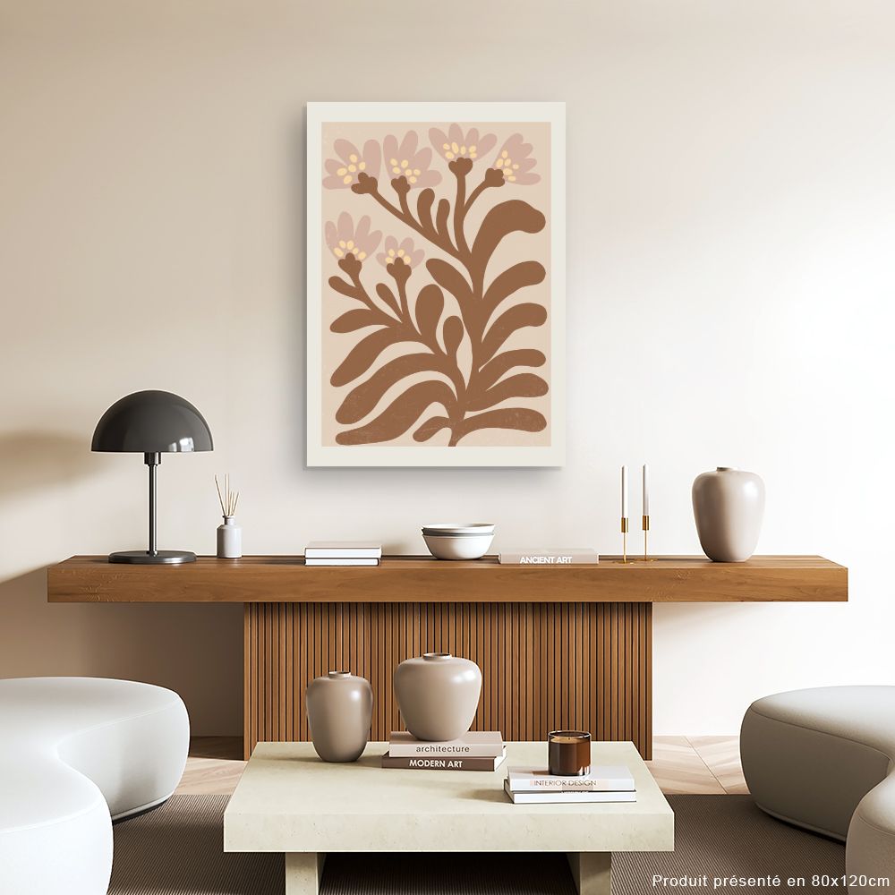 Tableau Fleurs stylisées