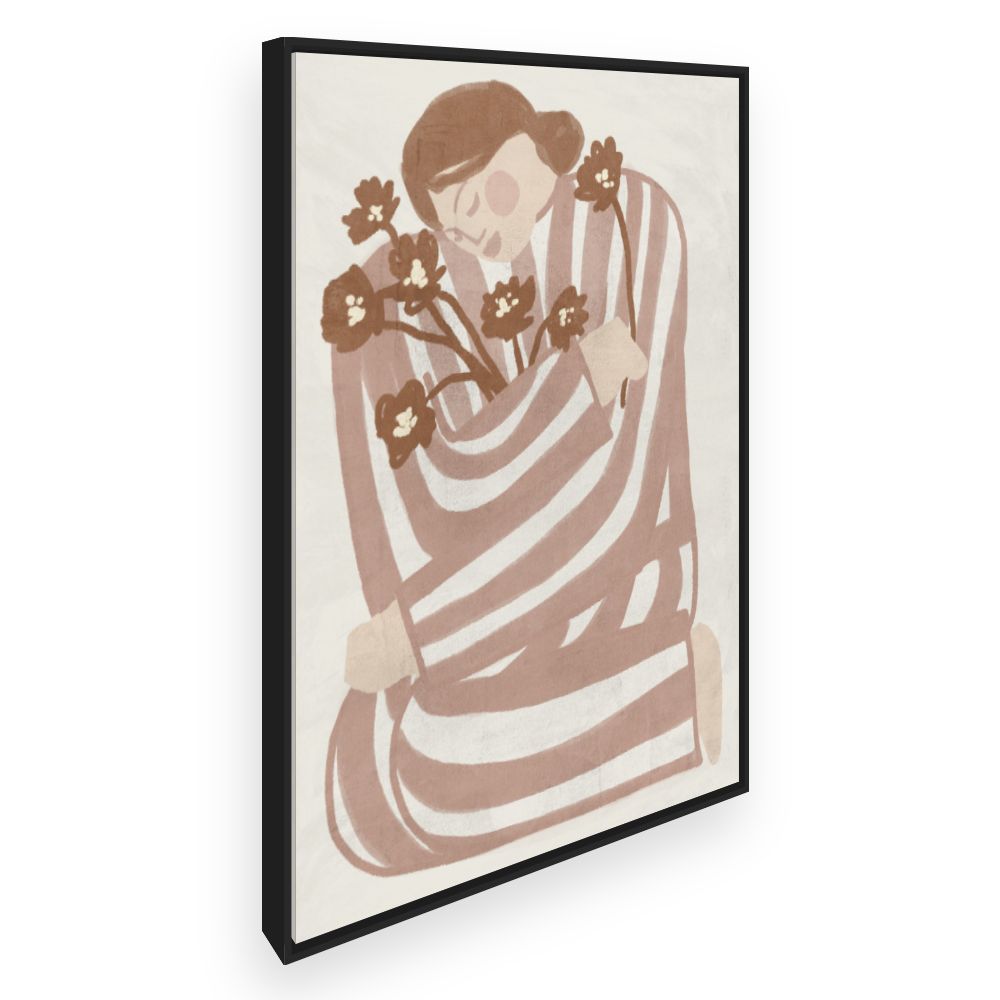 Toile Tendresse florale