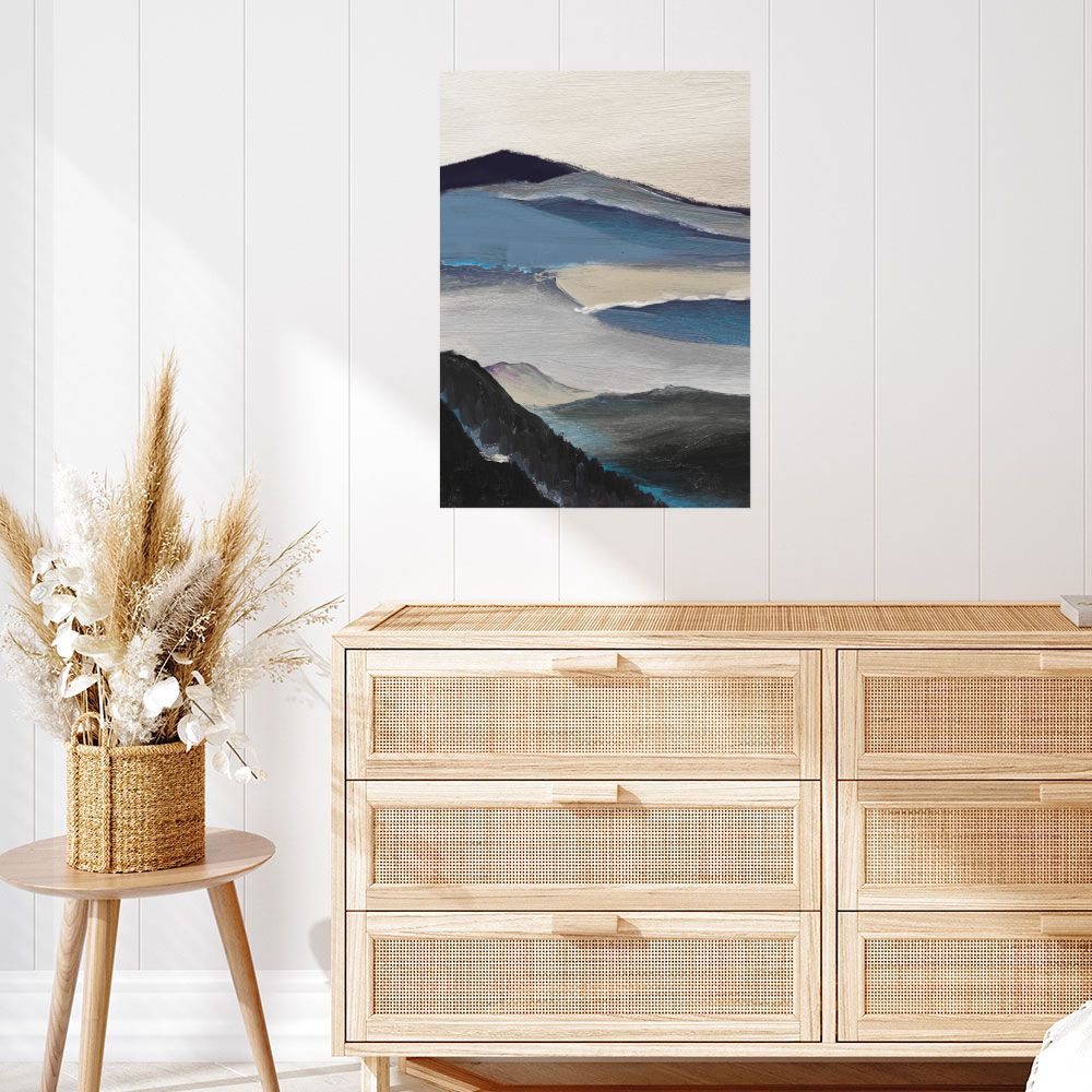 Affiche Paysage montagneux serein