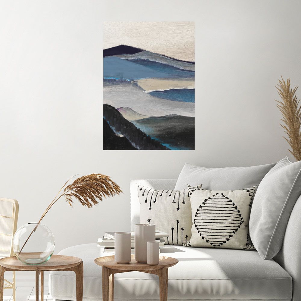 Affiche Paysage montagneux serein