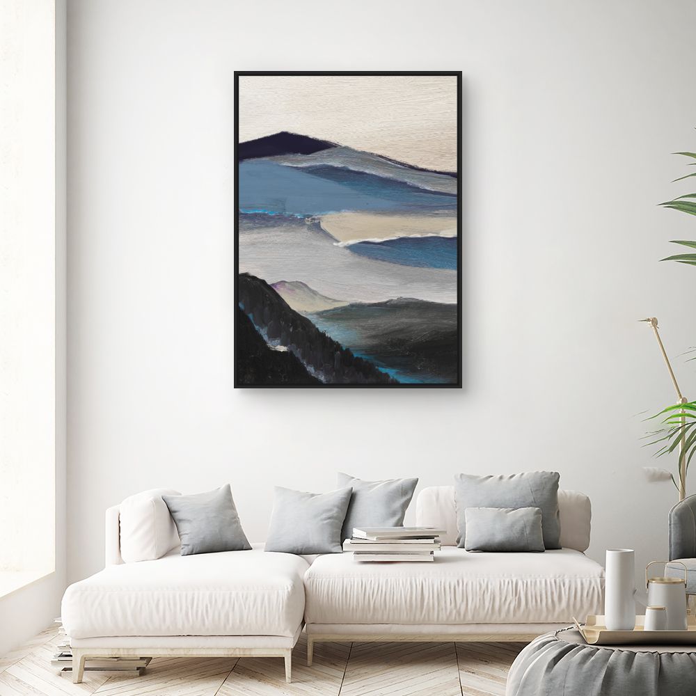 Tableau Paysage montagneux paisible