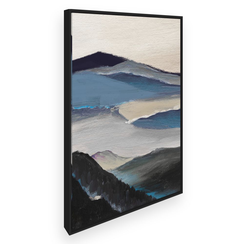 Toile Paysage montagneux paisible