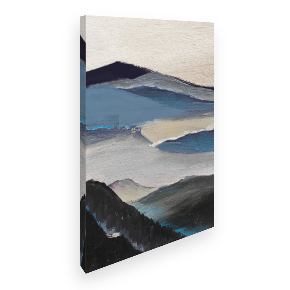 Toile Paysage montagneux paisible